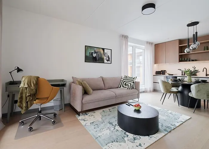 Lejlighed Kotzebue - Sleek & Moody, Dark & Black Tallinn